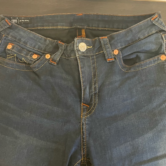 True religion mid-rise  skinny jeans size 32 - Picture 2 of 2